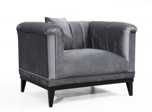 Hanah Home Křeslo Trendy šedé