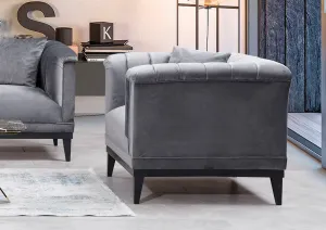 Hanah Home Křeslo Trendy šedé
