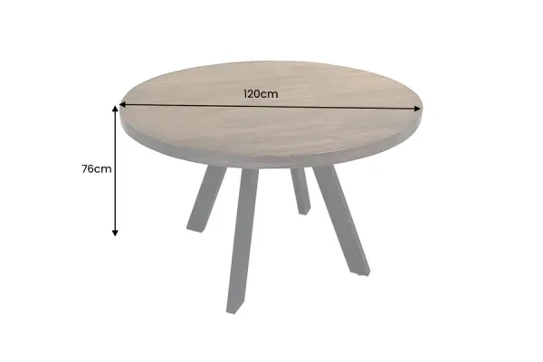Jídelní stůl THOR 120 cm Dekorhome
