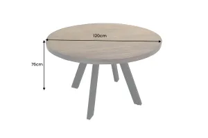 Jídelní stůl THOR 120 cm Dekorhome
