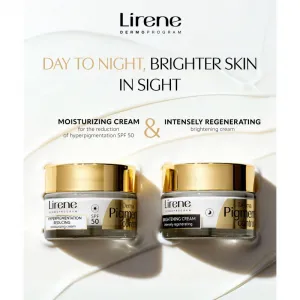 Lirene Derma Pigment Control Brightening Night Cream rozjasňujúci nočný krém pre pleť s hyperpigmentáciou 50 ml