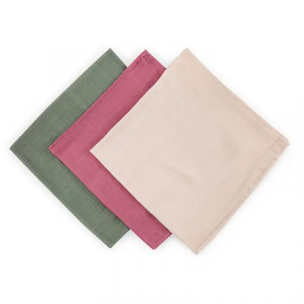 PETITEMARS Mušelínové plienky Petite&Mars Moussy Botanic Tones 3 kusy