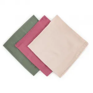 PETITEMARS Mušelínové plienky Petite&Mars Moussy Botanic Tones 3 kusy