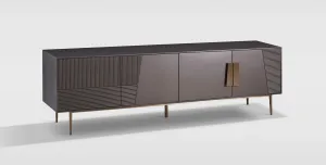 LivinHill TV stolek Stilig ST101B 200 cm grafit/zlatý