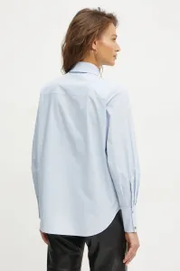 Košeľa Karl Lagerfeld Karl Snap Poplin Shirt Kentucky Blue