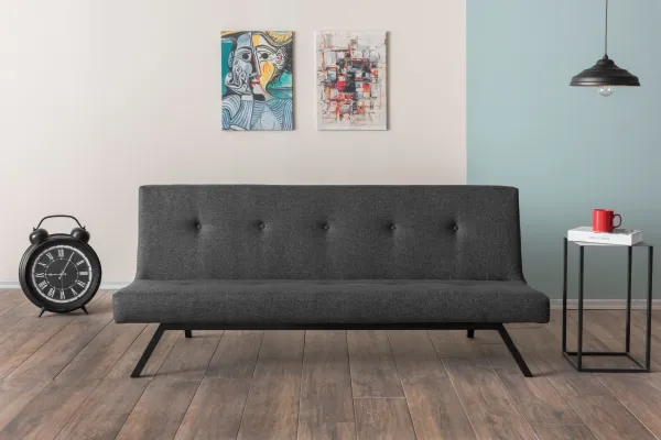 Trojmiestna rozkladacia pohovka Zola - Dark Grey
