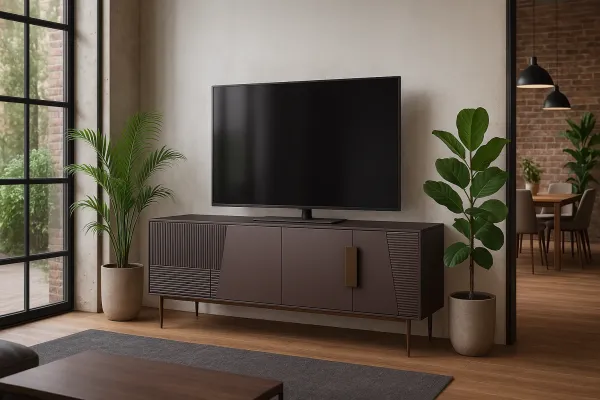 LivinHill TV stolek Stilig ST101B 200 cm grafit/zlatý