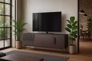 LivinHill TV stolek Stilig ST101B 200 cm grafit/zlatý