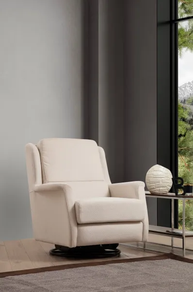 Hanah Home Otočné křeslo Costor bílé