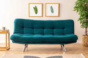 Hanah Home Třímístná rozkládací pohovka Misa Small 175 cm petrolejová