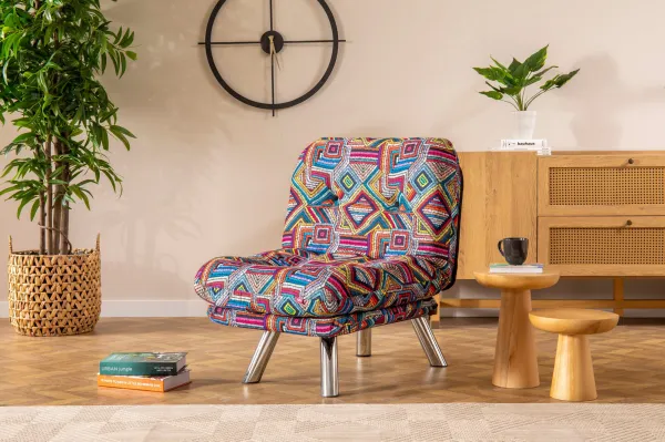 Hanah Home Rozkládací křeslo Misa Small vícebarevné
