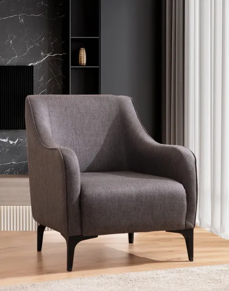 Kreslo ušiak Belissimo - Dark Grey