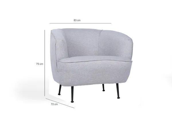 Kreslo ušiak Piccoli (Bony) - Linen