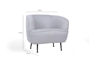 Kreslo ušiak Piccoli (Bony) - Linen
