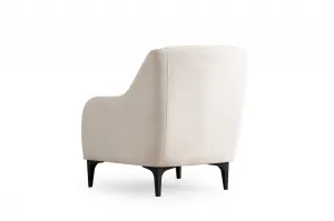 Hanah Home Křeslo Astana ecru/černé