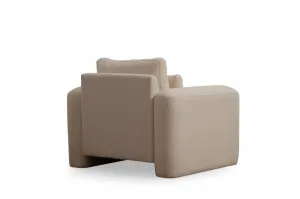 Hanah Home Designové křeslo Lily krémové