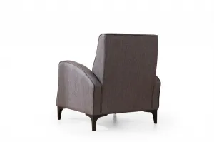 Kreslo ušiak Petra - Anthracite