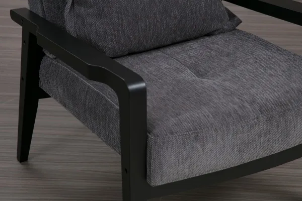 Kreslo ušiak Apollo - Grey