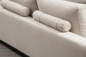 Hanah Home Dvoumístná pohovka Line 201 cm béžová
