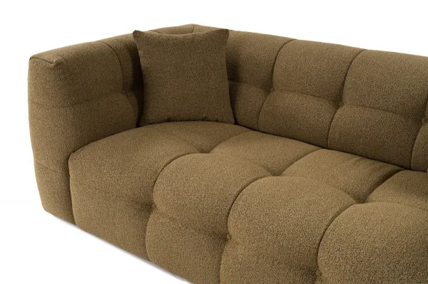 Hanah Home Dvoumístná pohovka Cady 195 cm khaki
