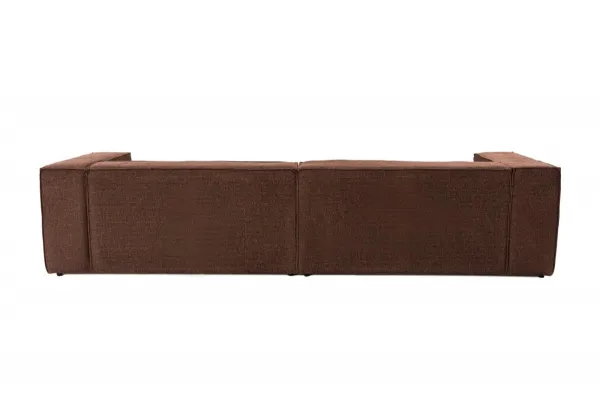 Hanah Home Čtyřmístná pohovka Lora 300 cm hnědá