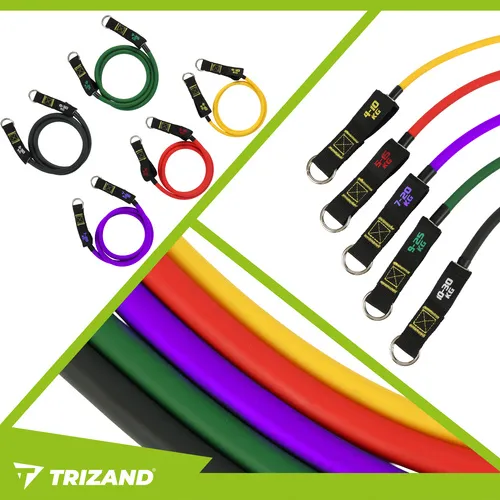 MG Fitness Bands expandéry na posilňovanie 5ks