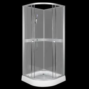 KERRA - Kabína sprchová Classic 80 šedá + batéria 5907548113757