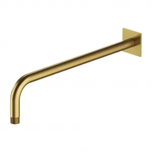 OMNIRES - nástenné sprchové rameno, 40 cm zlatá kartáčovaná /GLB/ RA01C/KGLB