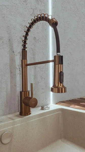 REA - Kuchynská batéria Colin Brush Copper REA-B5459