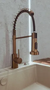 REA - Kuchynská batéria Colin Brush Copper REA-B5459