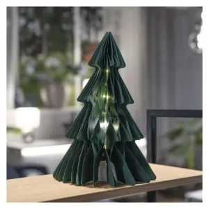 EMOS Vánoční LED světelná dekorace Sincere 30 cm zelená