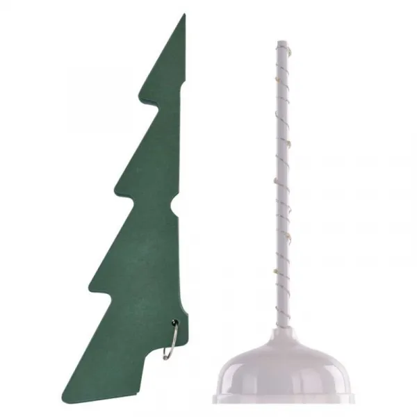 EMOS Vánoční LED světelná dekorace Sincere 30 cm zelená