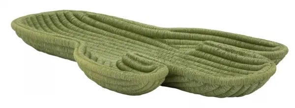 Mauro Ferretti Dekoratívny odkladací podnos Cactus 34 cm zelený