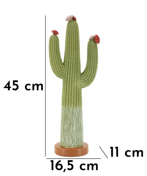 Mauro Ferretti Dekoratívna soška Cactus 45 cm zelená