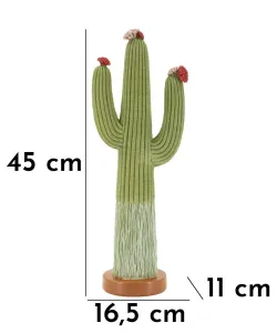 Mauro Ferretti Dekoratívna soška Cactus 45 cm zelená