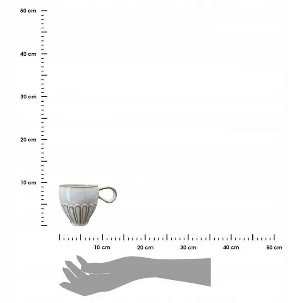 Exner Kameninový hrnček Grau 340 ml sivý
