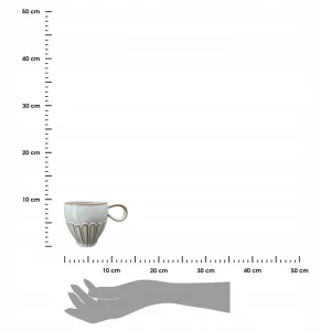 Exner Kameninový hrnček Grau 340 ml sivý
