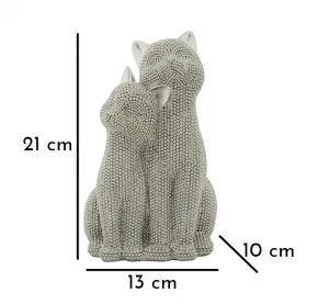 Mauro Ferretti Dekoratívna soška Sparky 21 cm strieborná