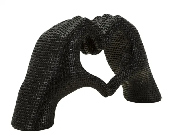 Mauro Ferretti Dekorácia Hands Lover 25 cm čierna