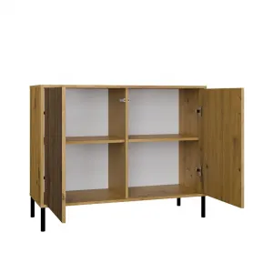 TP Living Komoda Kamaro 2D Slim 103 cm II dub Artisan/čierna