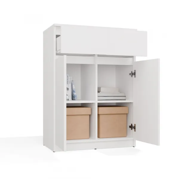 TP Living Komoda Malwa 2DD2S 70 cm biela