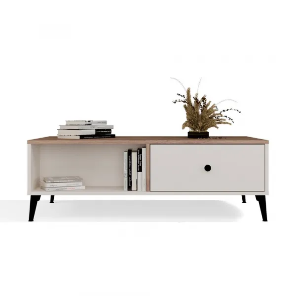 TP Living Konferenčný stolík Point 110 cm dub Castello/kašmírový
