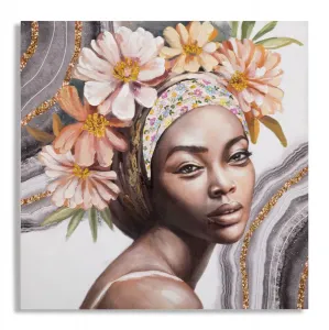 Mauro Ferretti Obraz Naomi A 100x100 cm vícebarevný