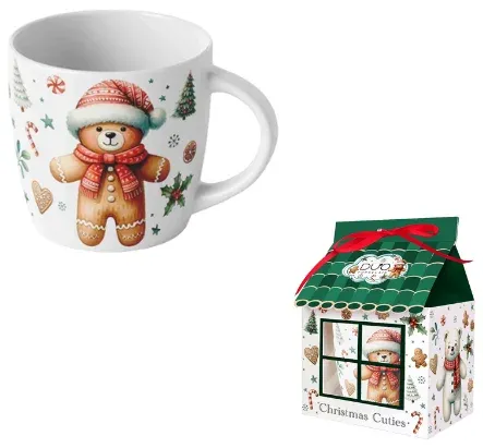Duo Porcelánový hrnček CHRISTMAS CUTIES 400 ml viacfarebný