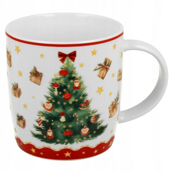 Duo Porcelánový hrnček CHRISTMAS TREE 3 400 ml viacfarebný