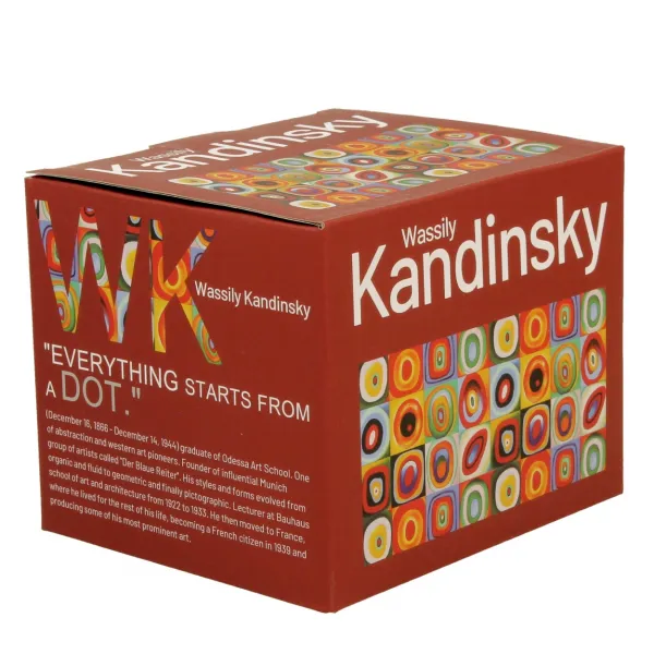 Duo Porcelánový hrnček Classic Kandinsky Squares with Circles 360 ml viacfarebný