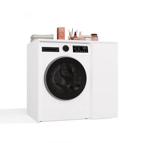 TP Living Kúpeľňová skrinka nad práčku Pola 95 cm biela