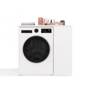 TP Living Kúpeľňová skrinka nad práčku Pola 95 cm biela