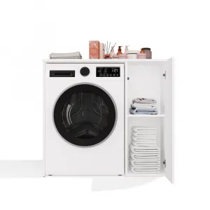 TP Living Kúpeľňová skrinka nad práčku Pola 95 cm biela