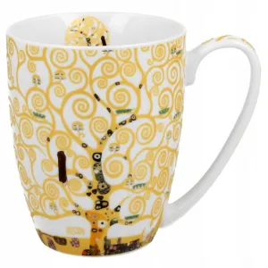 Duo Porcelánový hrnček Klimt Ecru Tree Of Life 350 ml viacfarebný